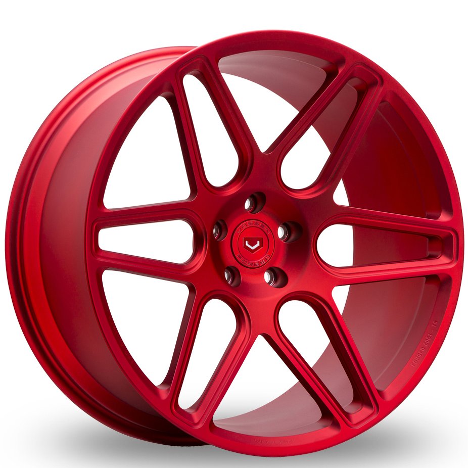 red alloy wheels